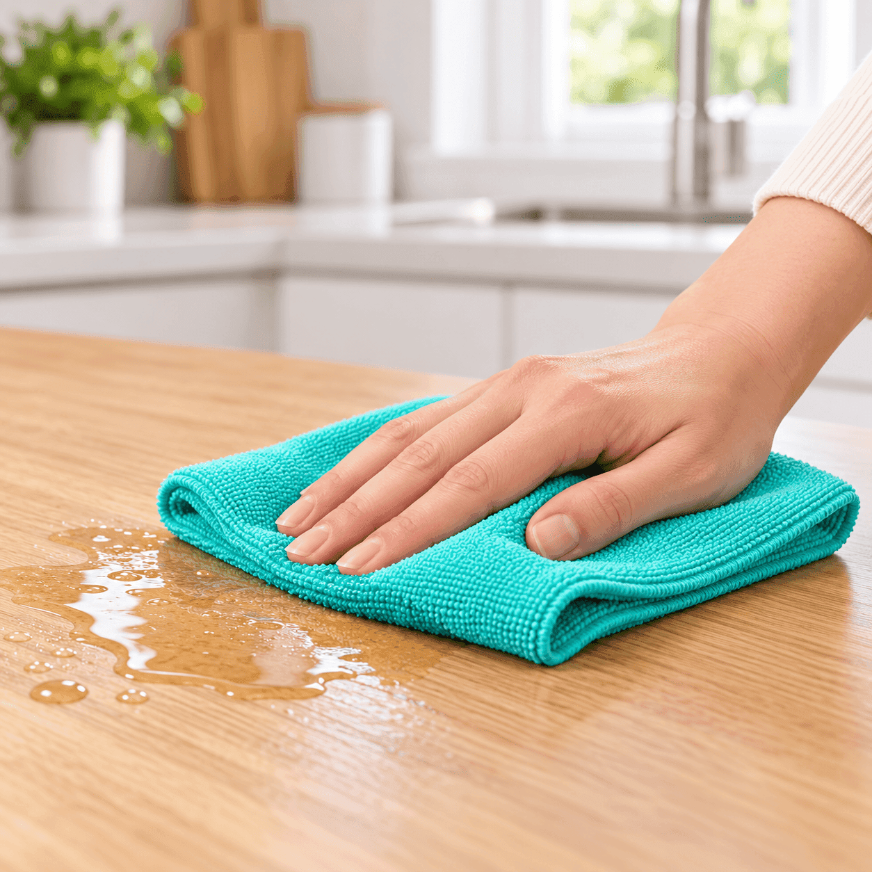 Reusable Microfiber Cleaning Cloth Roll – 20 Tearable Kitchen Cleaning Cloths