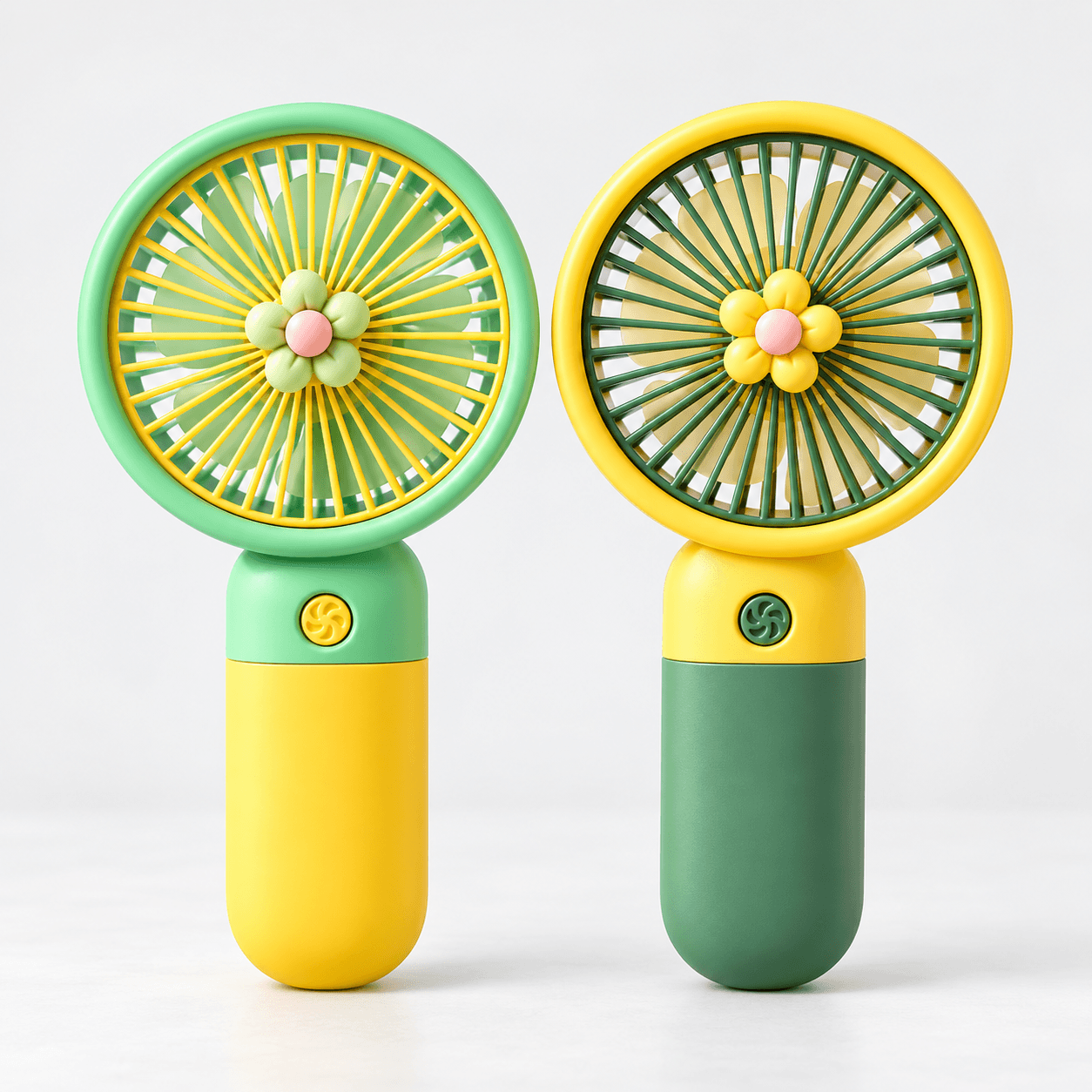 Shopfleet Portable USB Hand Fan 2-Pack – Rechargeable & Travel-Ready