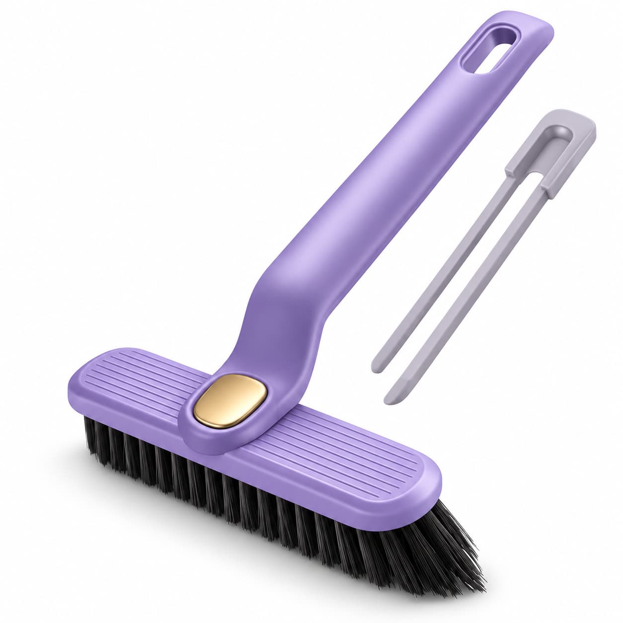 2-in-1 Multifunctional Rotating Cleaning Brush | 360° Rotatable Gap & Crevice Scrubber for Kitchen & Bathroom