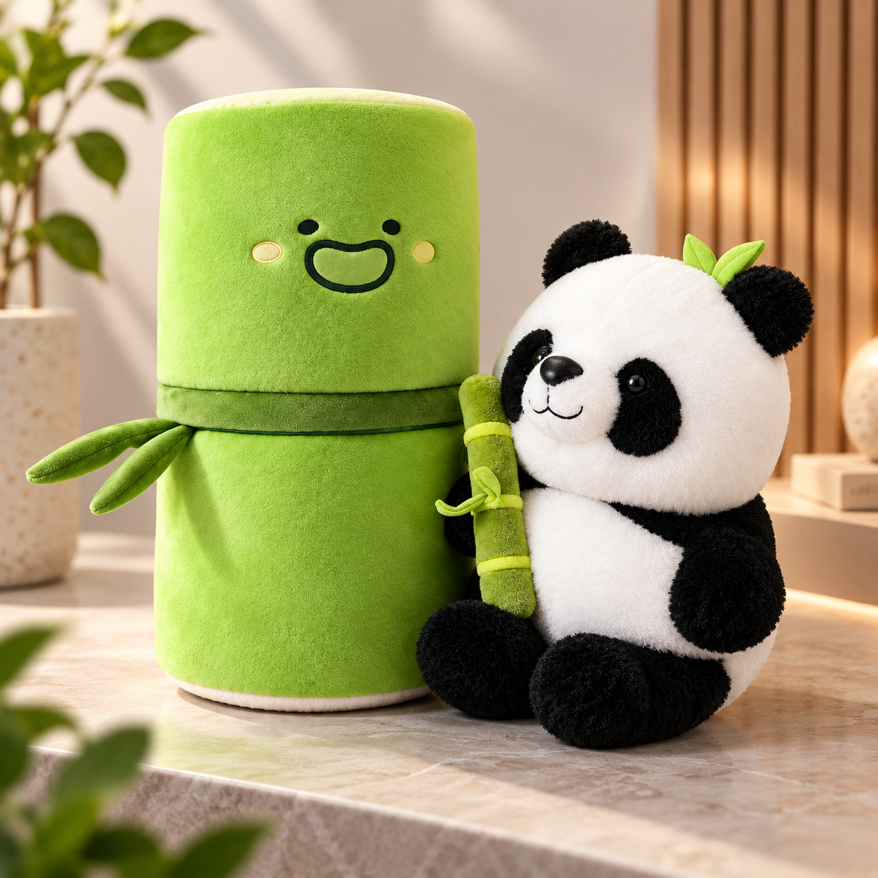 Cute Bamboo Panda Plush – The Perfect Birthday Gift!